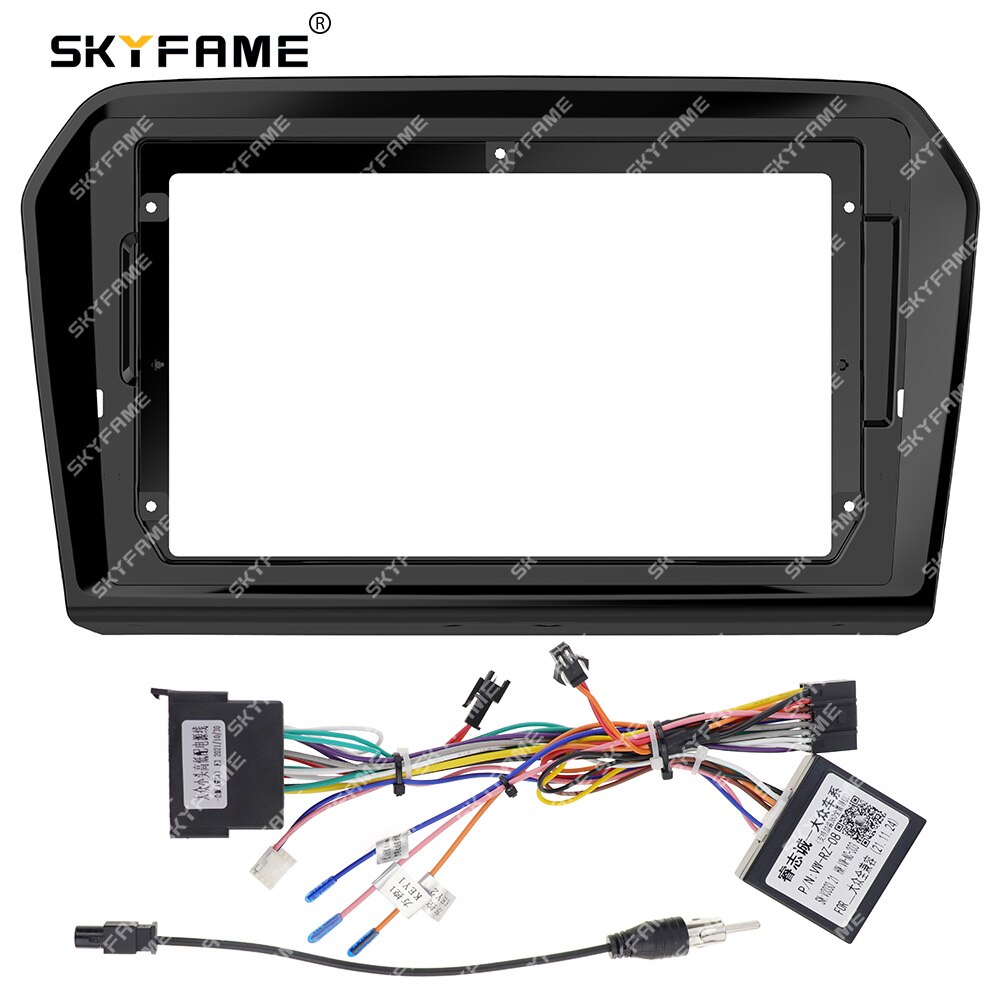 SKYFAME Car Frame Fascia Adapter Canbus Box Decoder For Volkswagen