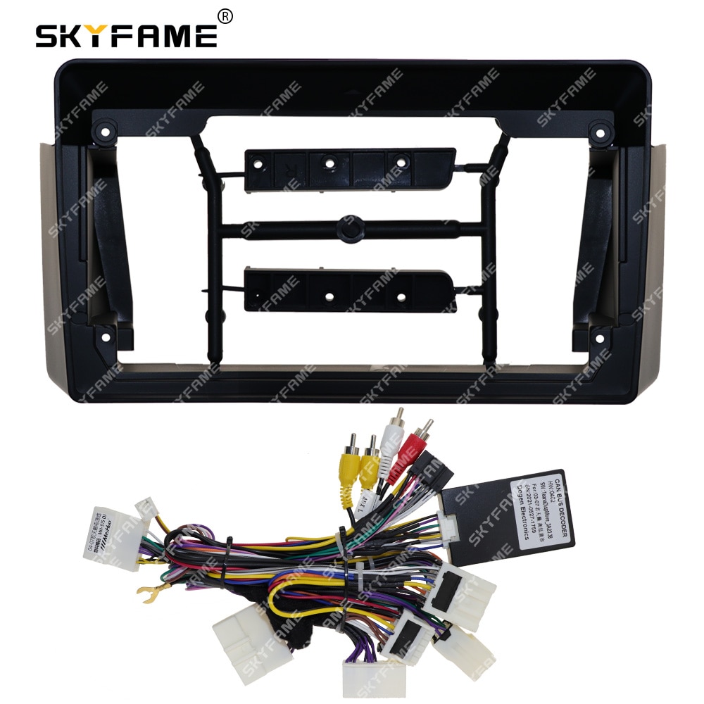 Skyfame Car Frame Fascia Adapter Canbus Box Decoder Android Radio Dash