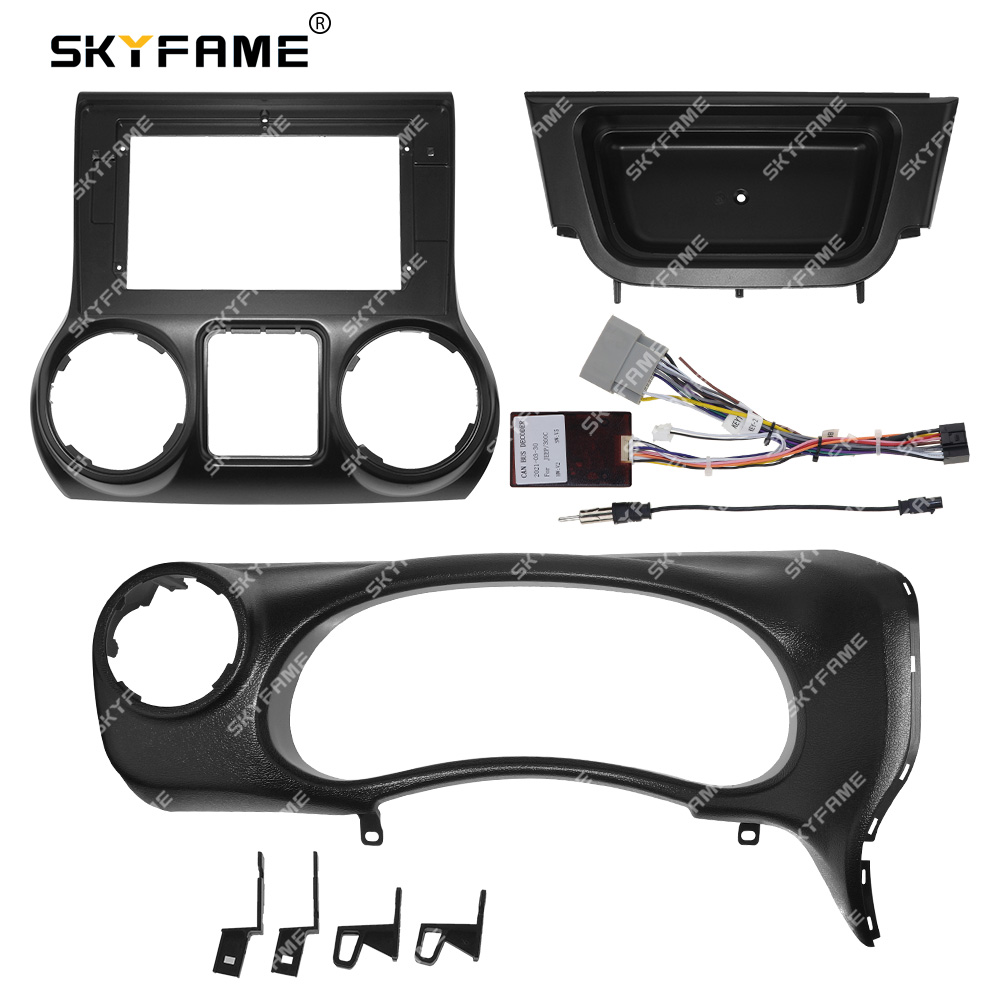 Skyfame Car Frame Fascia Adapter Canbus Box Decoder Android Radio Dash