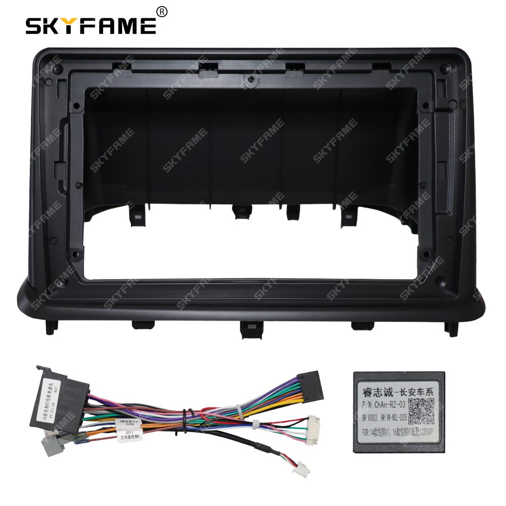 SKYFAME Car Frame Fascia Adapter Canbus Box Android Audio Dash Fitting ...