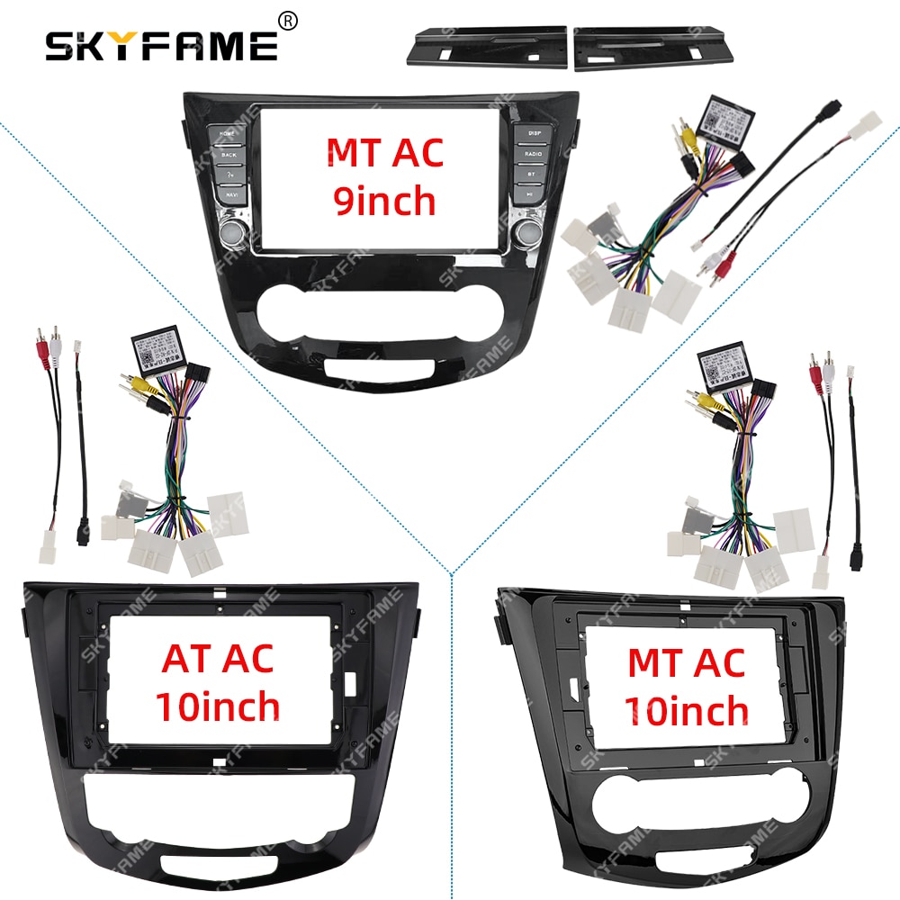 Skyfame Car Frame Fascia Adapter Canbus Box Decoder Android Radio Dash Fitting Panel Kit For