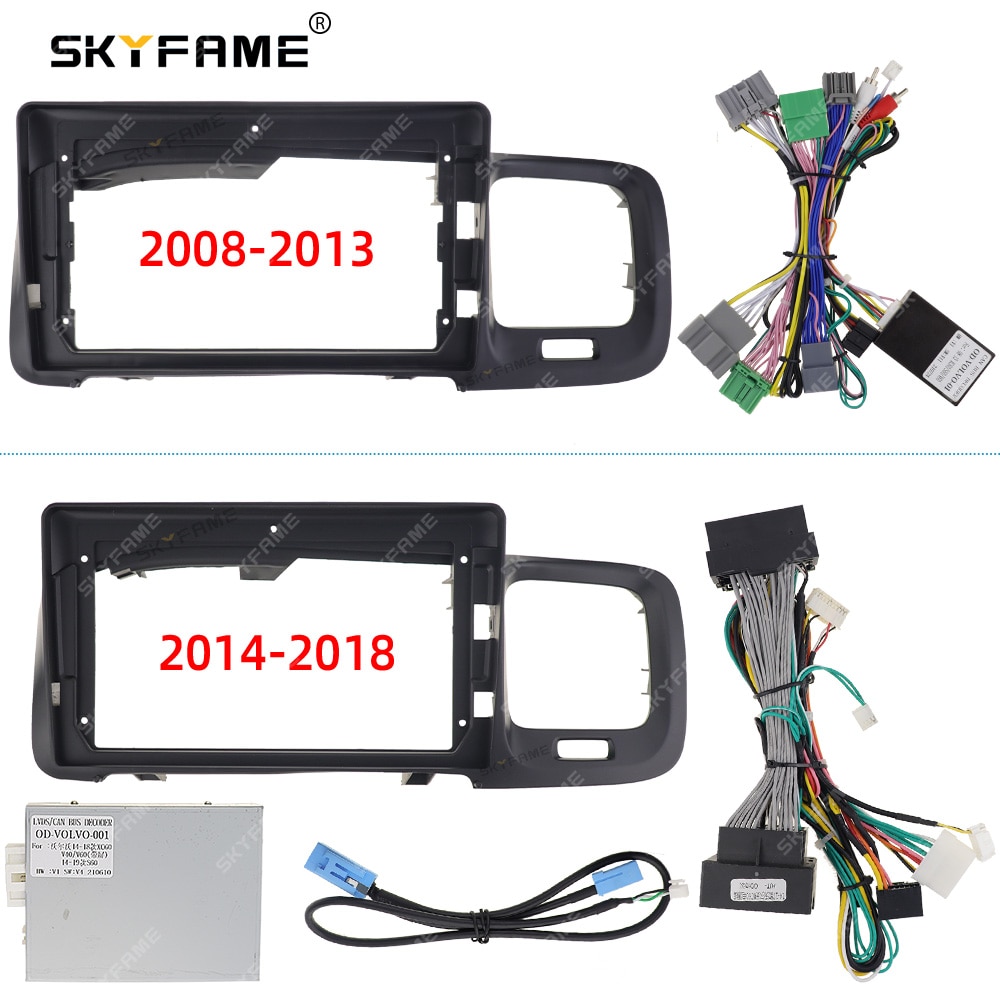 SKYFAME Car Frame Fascia Adapter Canbus Box Decoder Android Radio Dash ...